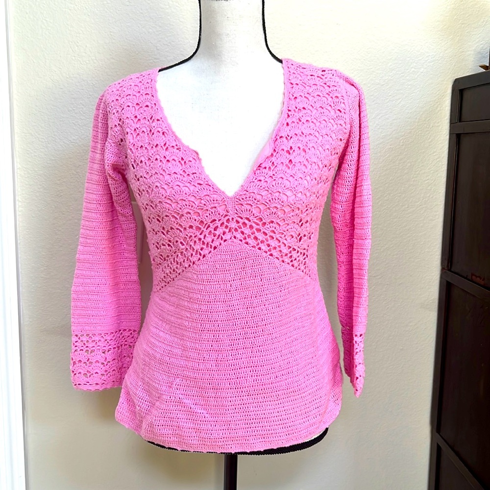 Lilly Pulitzer crochet top